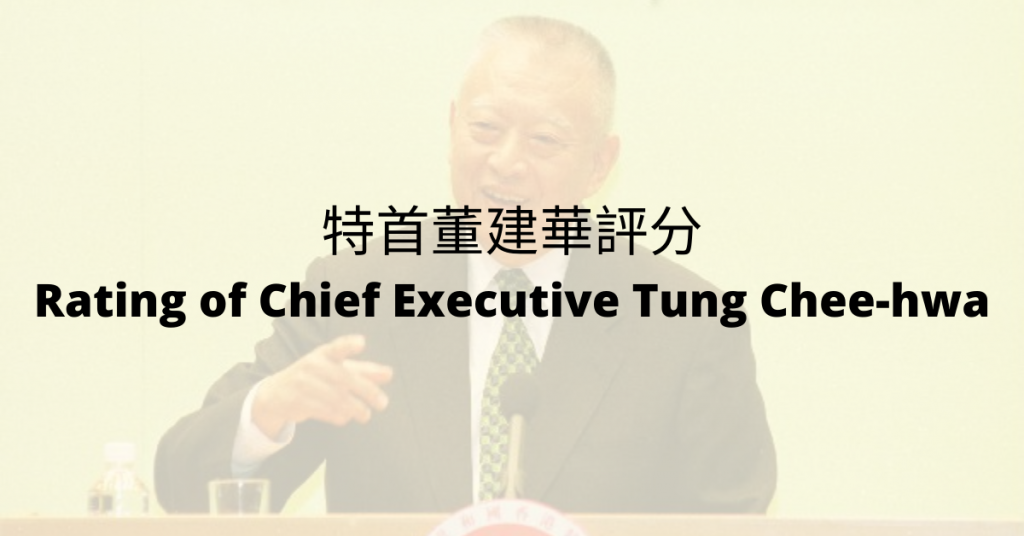 Rating of Chief Executive Tung Chee-hwa Dataset